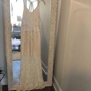 Ivory maxi, worn once